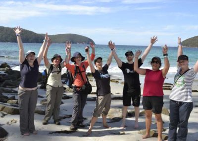 Hiking in Tasmania proud participants at Tasmanian Iconic Walks 2018