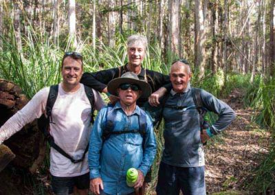 Bushwalking participants enjoying Tasmanian Iconic Walks 2019 event