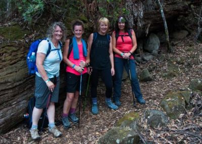 Happy bushwalkers at 2019 event with Tasmanian Iconic Walks