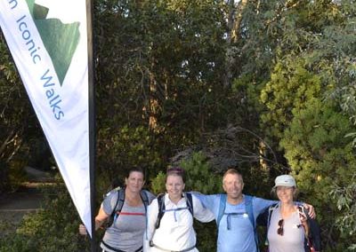 Start line Tasmania hiking event 2019 at Tasmanian Iconic Walks