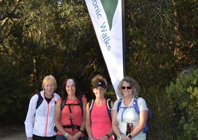 Tasmania hiking event 2019 starting line at Tasmanian Iconic Walks