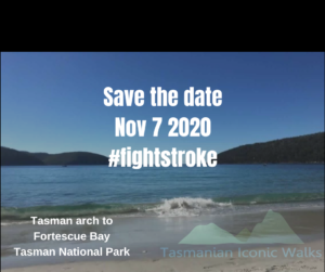 save the date 7 November 2020 for the next Tasmanian Iconic Walk