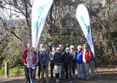 2020 happy participants at Tasmanian Iconic Walks