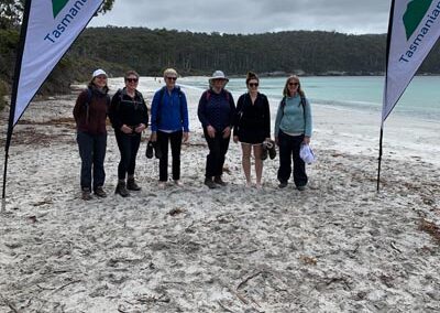 2020 Tasmanian Iconic Walks hiking event finish line