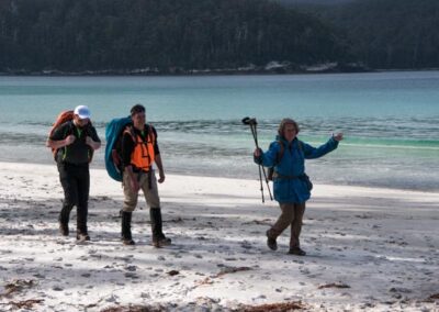 2020 Tasmanian Iconic Walks hiking participants fortescue bay