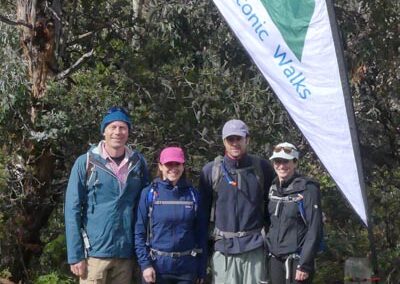 happy participants Tasmanian hiking events 2020 start line Tasmanian Iconic Walks