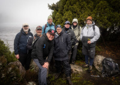 2023 tasmania hikes team Knocklofty with tasmanian iconic walks