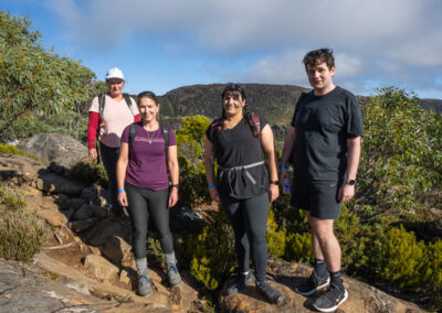 2024 tarn shelf track fundraising hike with tasmanian iconic walks