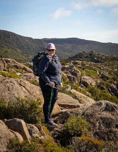 2024 tasmania walks tarn shelf circuit mount field national park hiker with tasmanian iconic walks